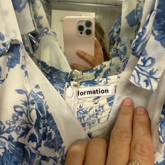 Reformation Floral Print Long Dress - Picture 5 of 5